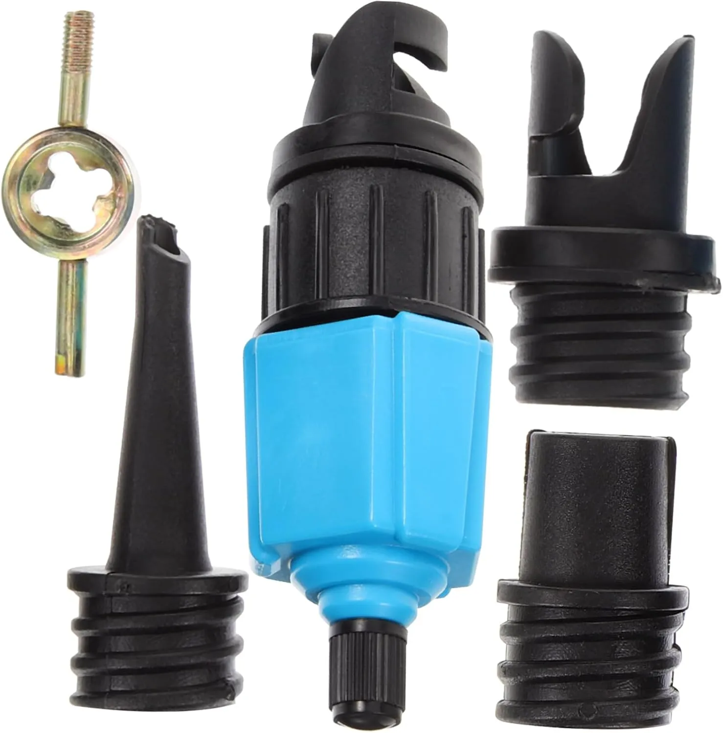 1set Sup Pump Adapter for Inflatable Boats High-Efficiency Air Compressor Converter Lightweight and Compact Board Accessory Easy to Use Valve Adapter for Kayaks and Rafts