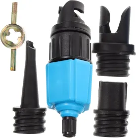 1set Sup Pump Adapter for Inflatable Boats High-Efficiency Air Compressor Converter Lightweight and Compact Board Accessory Easy to Use Valve Adapter for Kayaks and Rafts