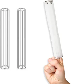 2 Pcs Metal Cage Applicator Tubular Gauze Metal Applicator Cage Tube Gauze Bandage Tubular for Homes Offices