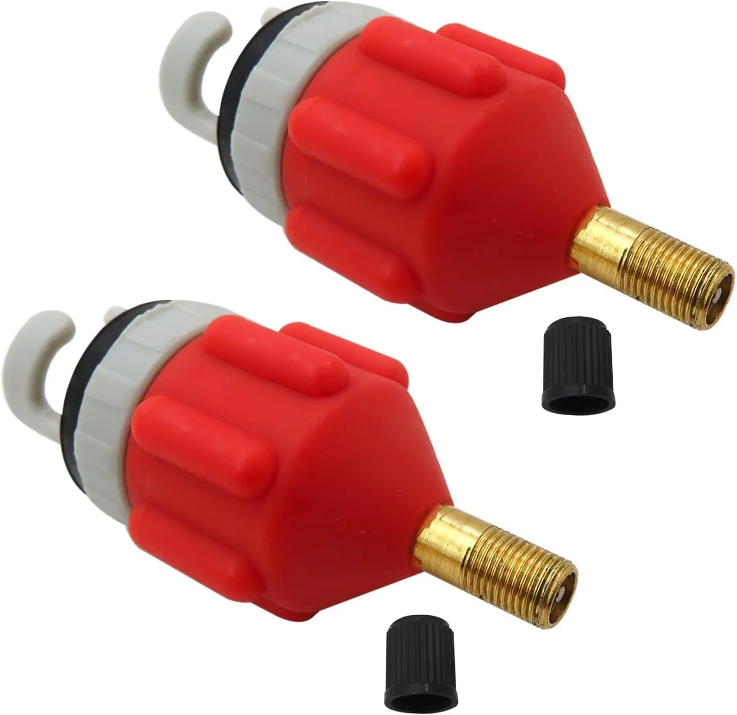 2024 Upgrade 2 Pcs IInflatable Stand Up Paddleboard (SUP) Pump Adapter for Most Inflatable Devices, for Pulp Board, Canoe, Rubber Boat, Assault Boat, Inflatable Pool, Floating Row, Inflatable Bed