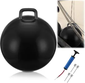 24'' Inflatable Boat Bumper for Docking Big Bumper Inflatable Round Ball Large Boat Buoys Bumpers for Marine Fishing Pontoon Yachts Tie up Raft