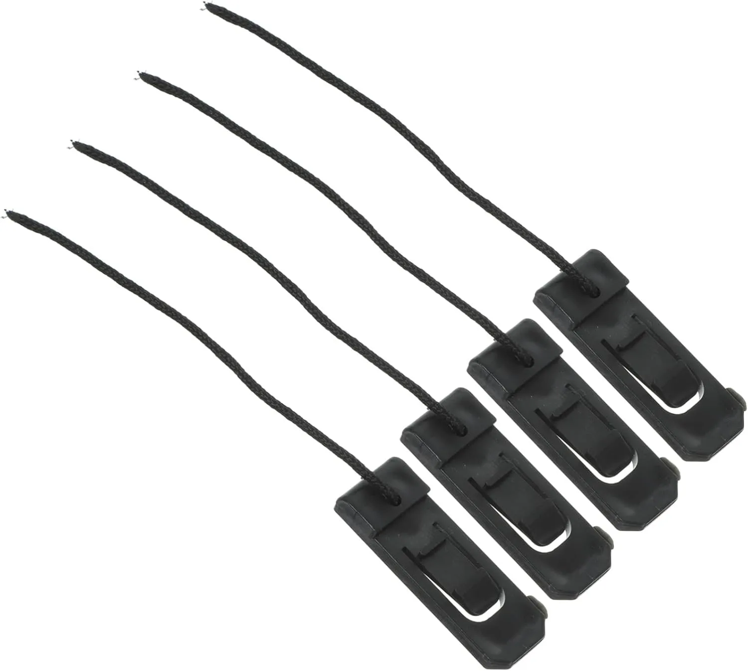 4pcs Detachable Fin Buckle Surfboard Fin Clip Boat Tail Rudder Surfboards Paddleboard Fin Clip Board Fins Replacement Paddleboards Inflatable Fin Clips Surf Board Nylon Black