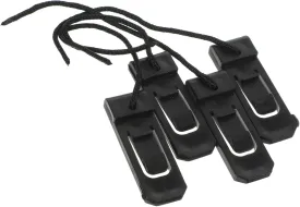 4pcs Nylon Boat Shark-fin Surfboard Tail Rudder Inflatable Paddleboard Fin Clip for