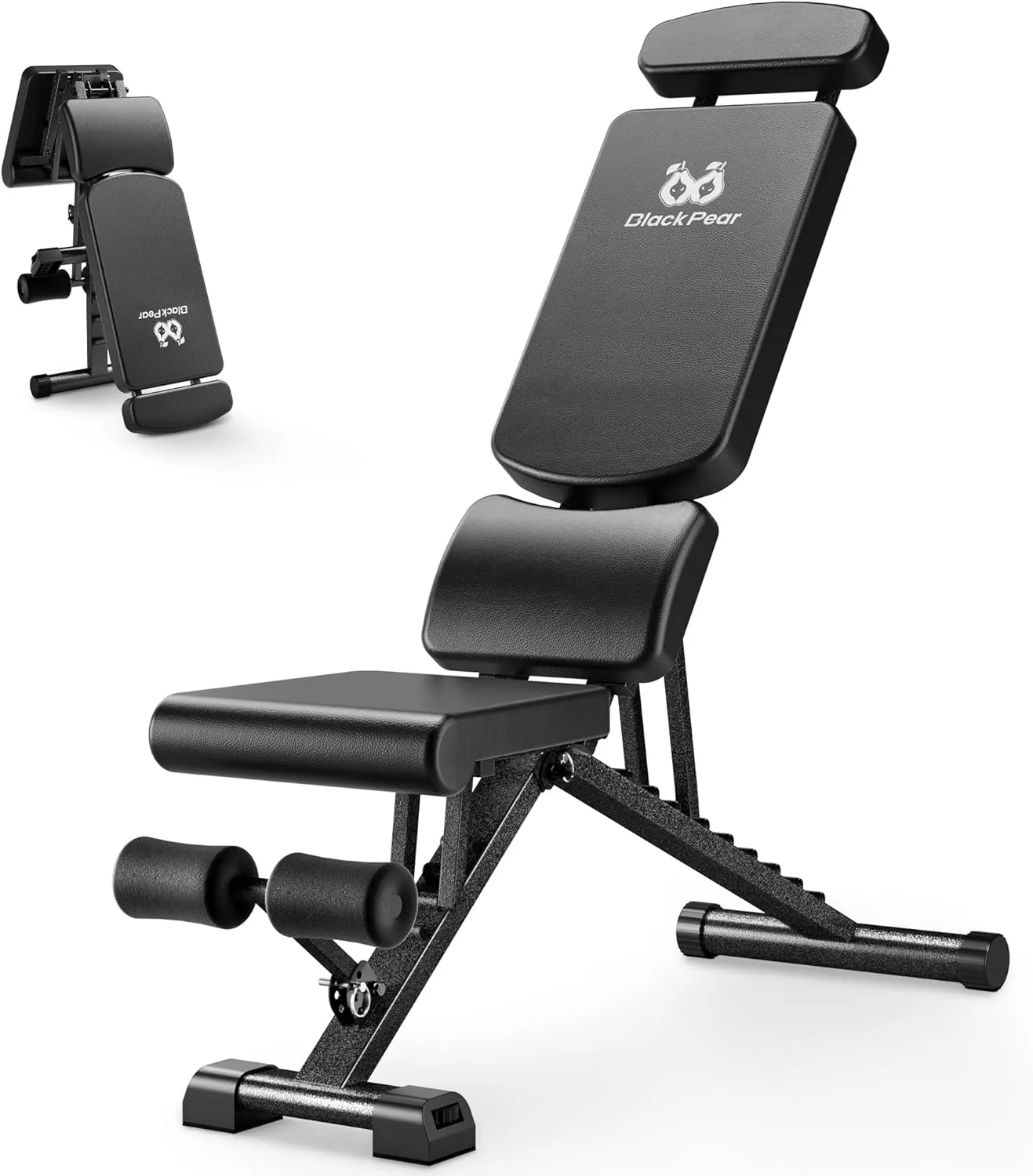 Adjustable Weight Bench for Home Gym with Headrest for Exercises