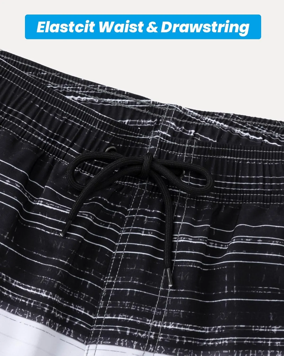Aueyan Mens Swim Trunks with Compression Liner 7 inch Quick Dry Beach Board Shorts