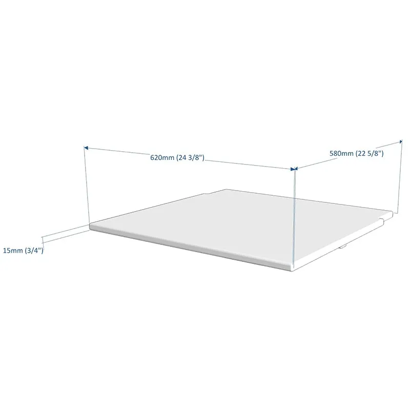 Beech Wooden Bench Top for BenchK Wall Bars