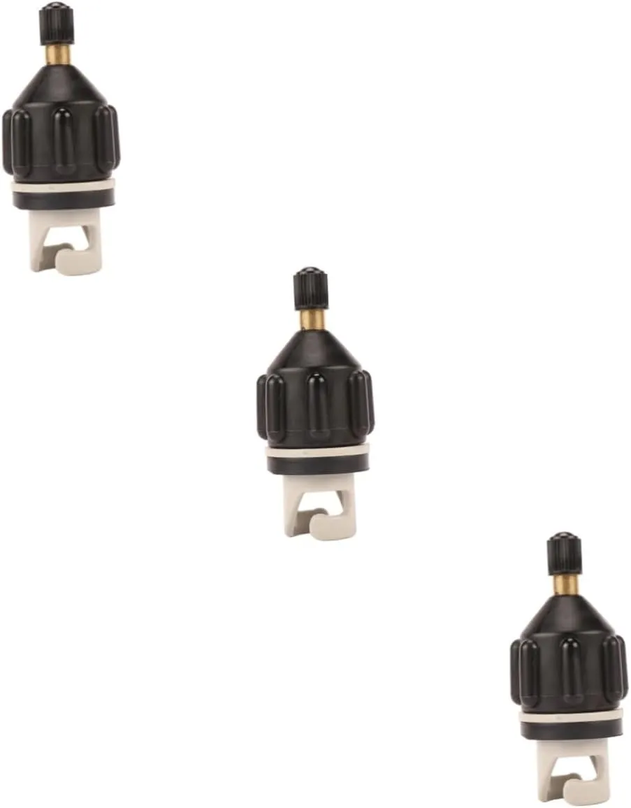 BESPORTBLE 3pcs Rubber Inflatable Boat Sup Pump Adapter Standard Air Pump Connector for Kayaks Boards Boats Compact Design