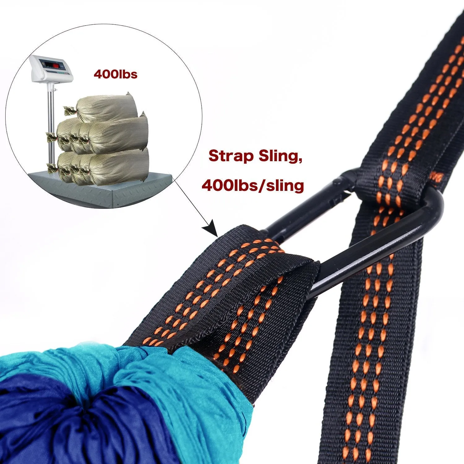 Blue/Light Blue Hammock