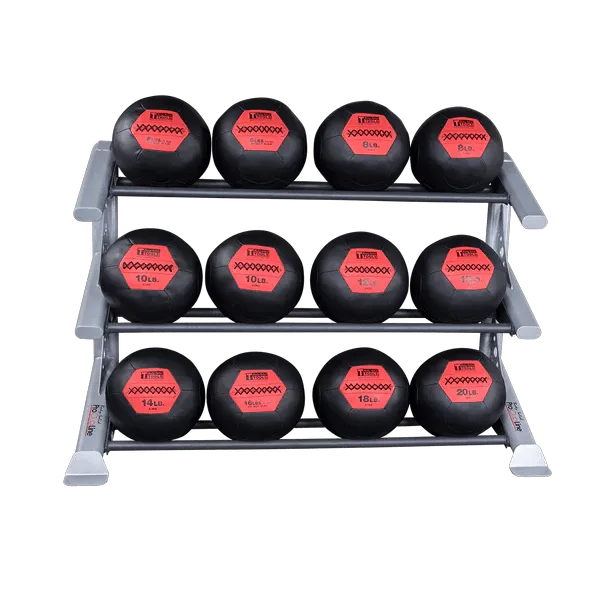 Body-Solid ProClub Line Three-Tier or Two-Tier Medicine Ball Rack