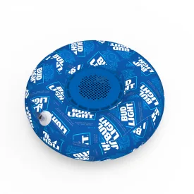 Bud Light Logo All Over Print Floating Speaker with Pump