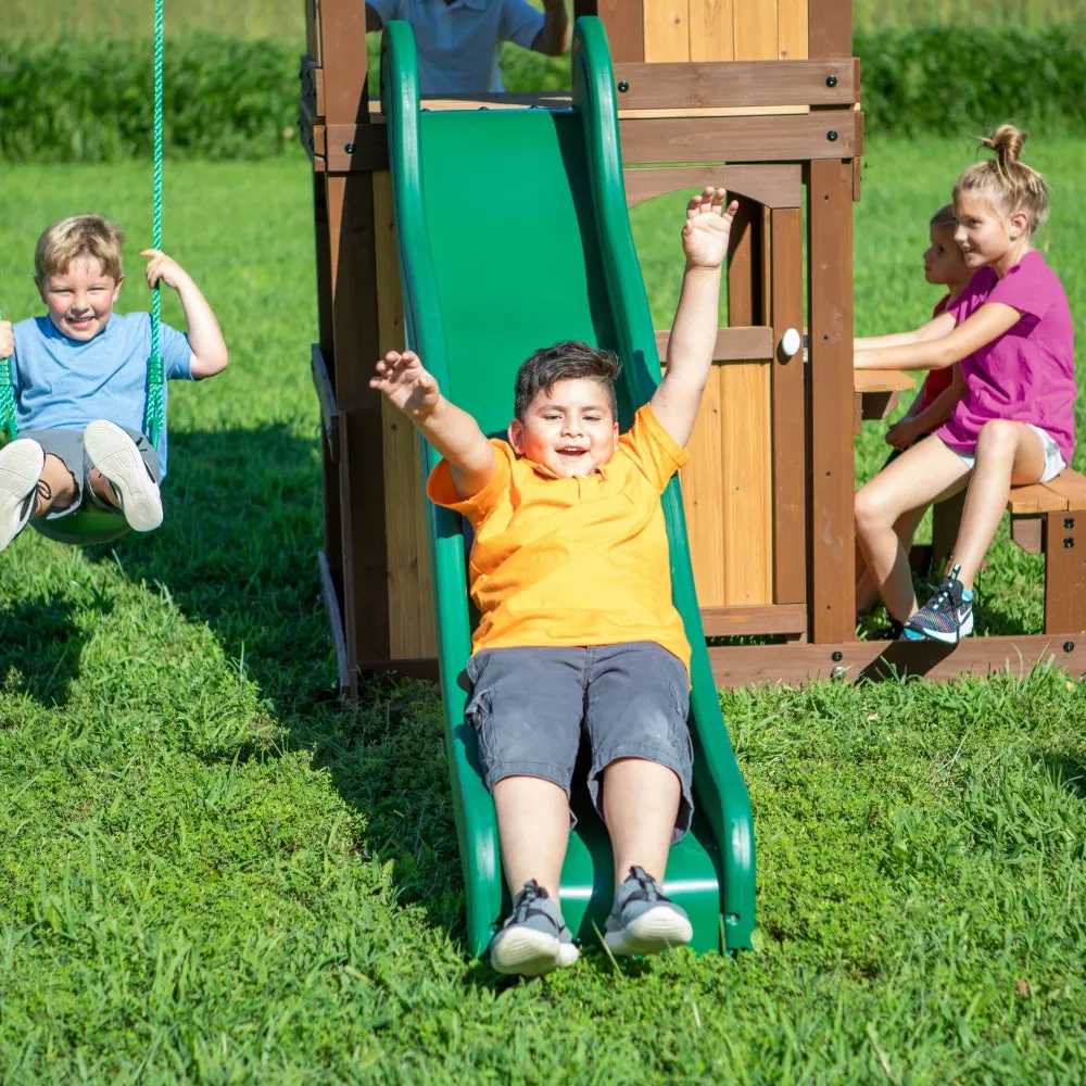 BYD Lakewood Play Tower with Swings and Slide