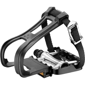 Domain Bike Pedal with Toe Clips
