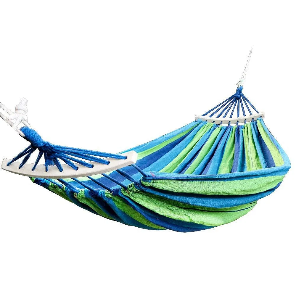 Double Hammock 450 Lbs Portable Travel Camping Hanging Hammock