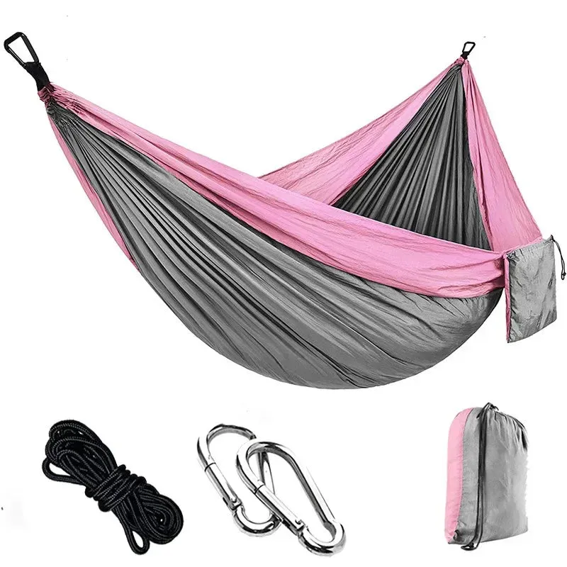 Double Person Portable Nylon Hammock