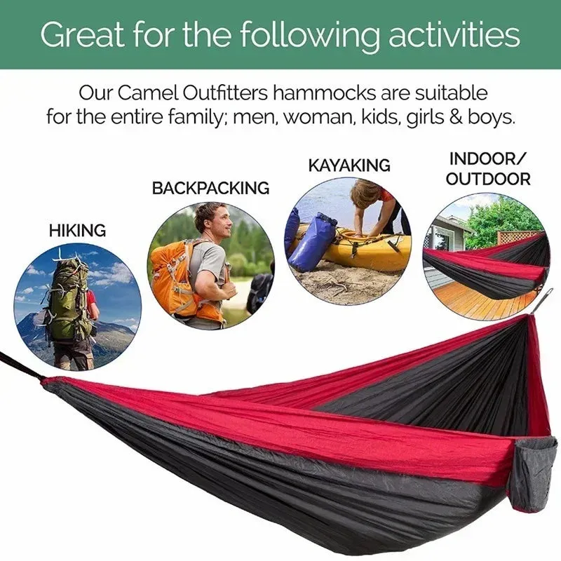 Double Person Portable Nylon Hammock