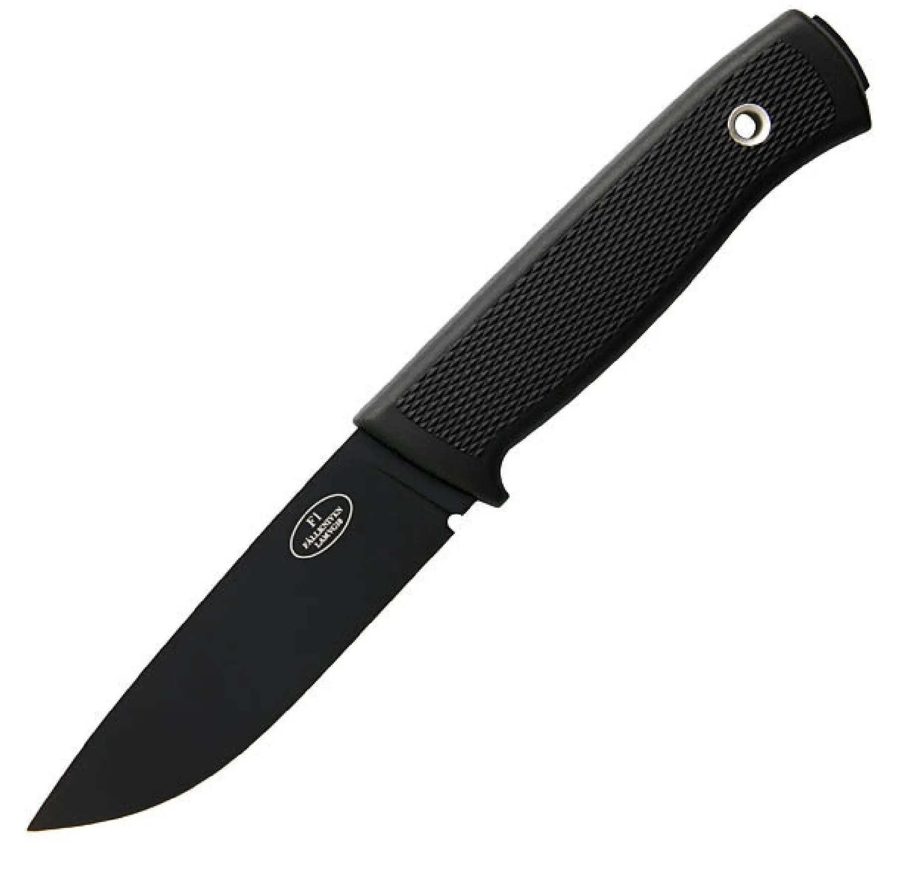 Fallkniven F1 Fine Edge Fixed Knife w/Leather Sheath Black