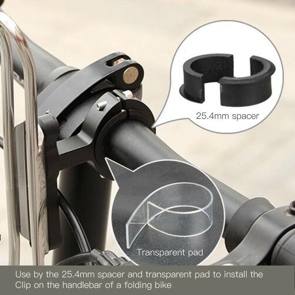 GUB Ultralight Bicycle Water Bottle Cage Adapter Adjustable Rotation Bike Water Rack Seatpost Handlebar Bottle Holder Mount Clip
