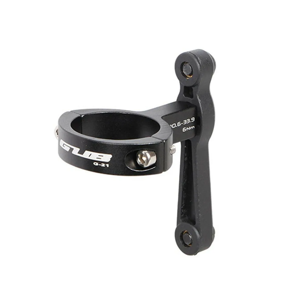 GUB Ultralight Bicycle Water Bottle Cage Adapter Adjustable Rotation Bike Water Rack Seatpost Handlebar Bottle Holder Mount Clip