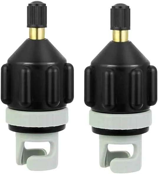 Inflatable Boat SUP Pump Adapter, Premium Conventional Air Adapter, Sturdy SUP Air AdapterI,Standard Schrader Conventional Air Pump Air Valve Adapter for Inflatable Boat Paddleboard Kayak 2 PCS