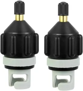 Inflatable Boat SUP Pump Adapter, Premium Conventional Air Adapter, Sturdy SUP Air AdapterI,Standard Schrader Conventional Air Pump Air Valve Adapter for Inflatable Boat Paddleboard Kayak 2 PCS