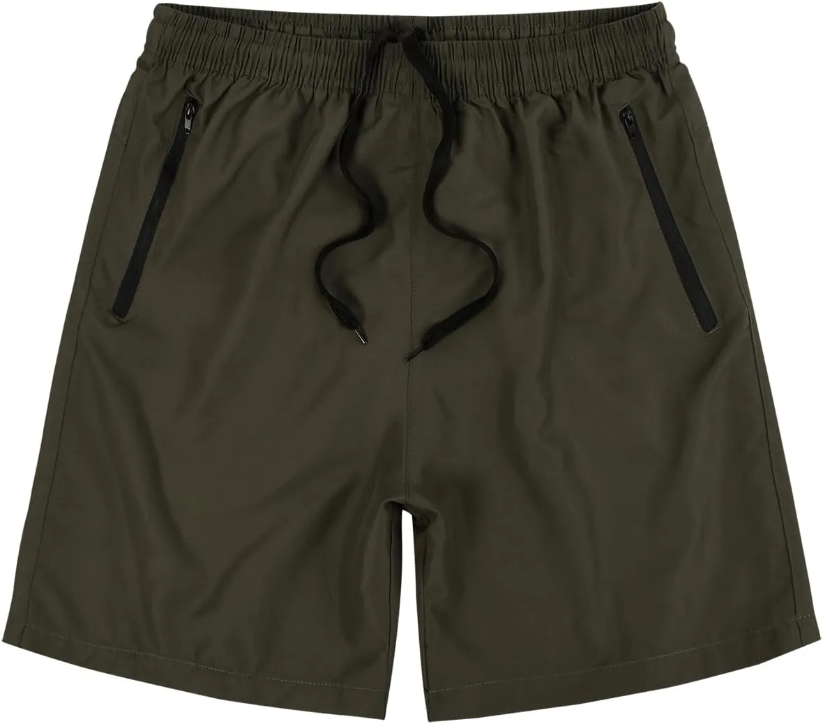 MADHERO Men Swim Trunks with Zipper Pockets Quick Dry Bathing Suits Mesh Lining
