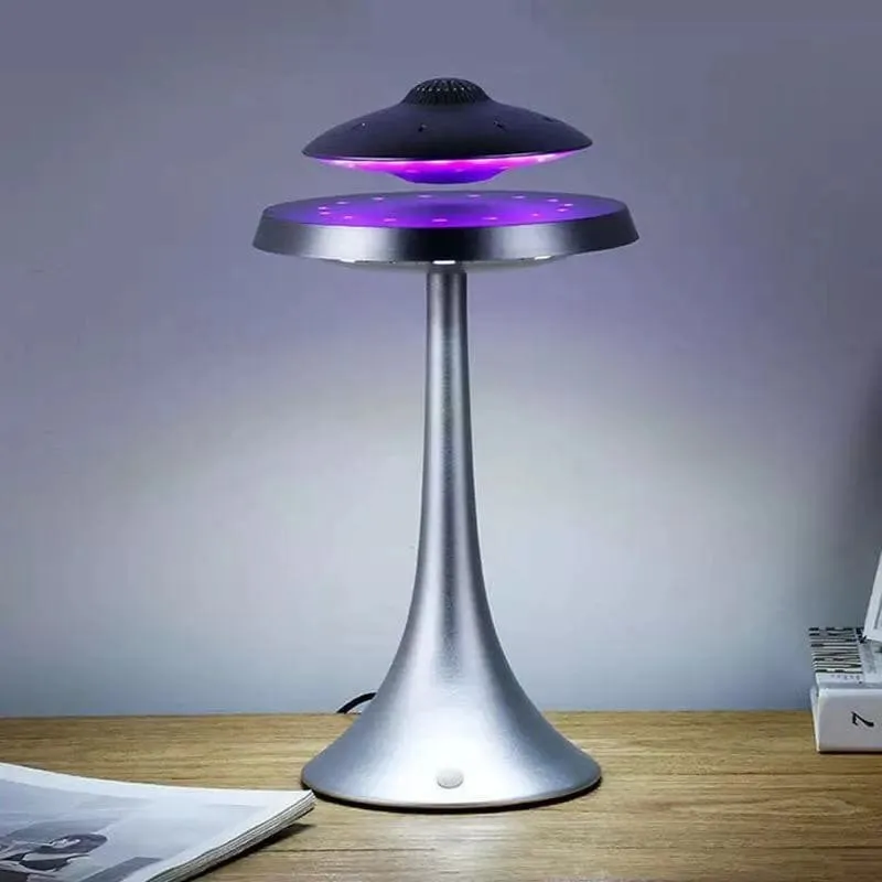 Magnetic Levitation UFO Light - Magnetic LED Lighting Bluetooth's Stereo Charging Floating Levitating Lamp