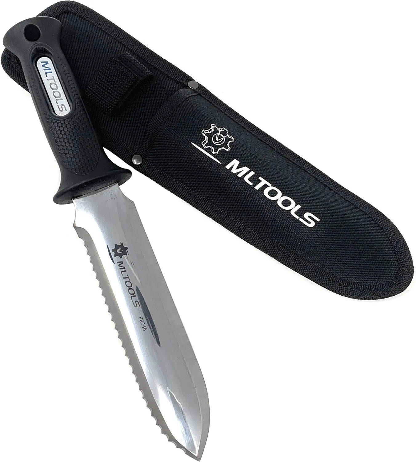 Metal detecting knife, Heavy Duty Digging Knife with Ergonomic Handle - Ideal for Gardening, Camping, survival, Outdoor Adventures - Rust-Resistant Japanese Hori-Hori digging knife