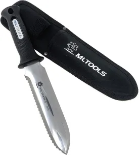 Metal detecting knife, Heavy Duty Digging Knife with Ergonomic Handle - Ideal for Gardening, Camping, survival, Outdoor Adventures - Rust-Resistant Japanese Hori-Hori digging knife