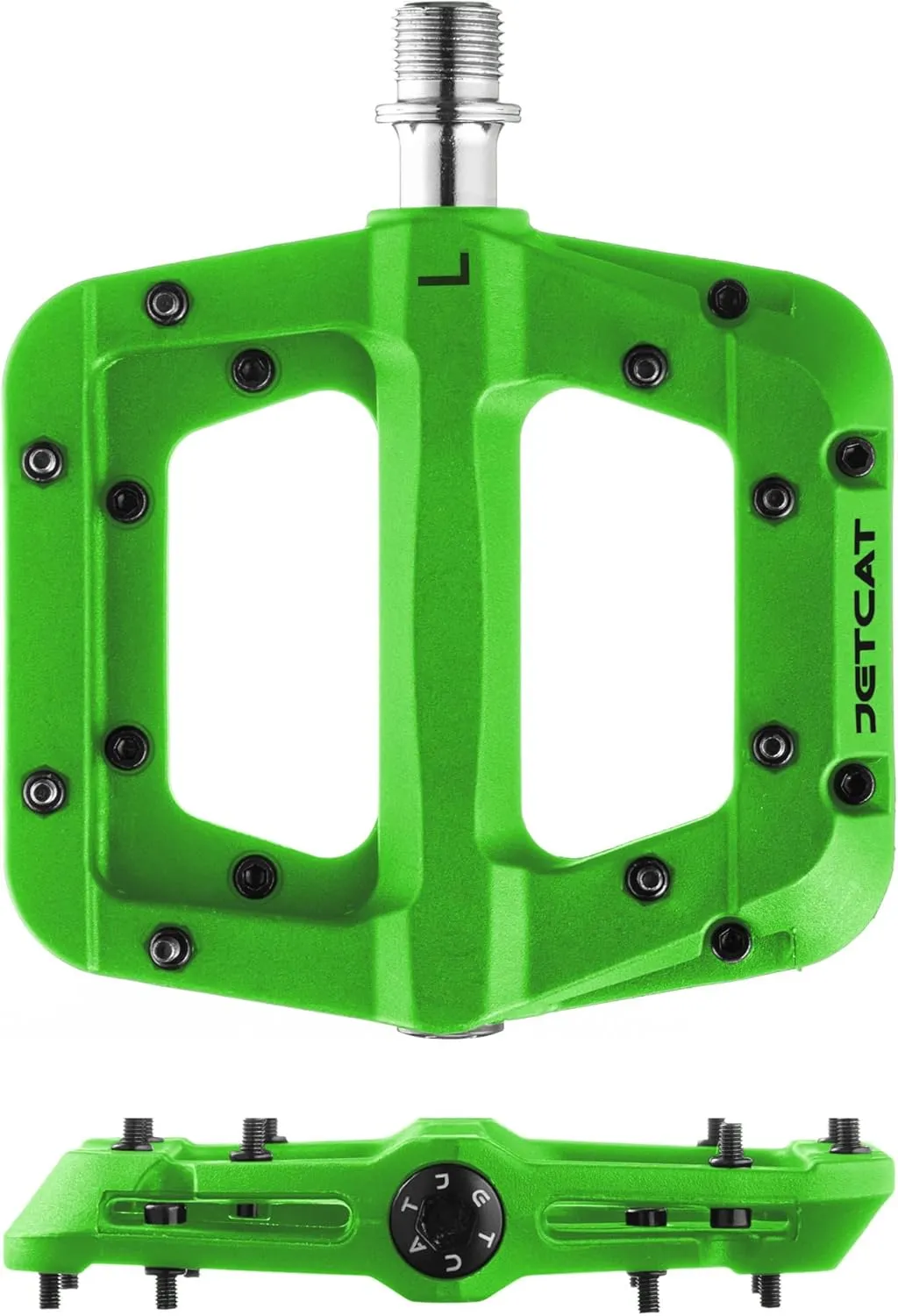 Mountain Bike Pedals Flat - MTB Pedals Flat, Bicycle Pedals for BMX/MTN/Road/Gravel/EBike, BMX Pedals, Platform Pedals, Adults & Kids Bike Replacement Upgrades Parts 9/16