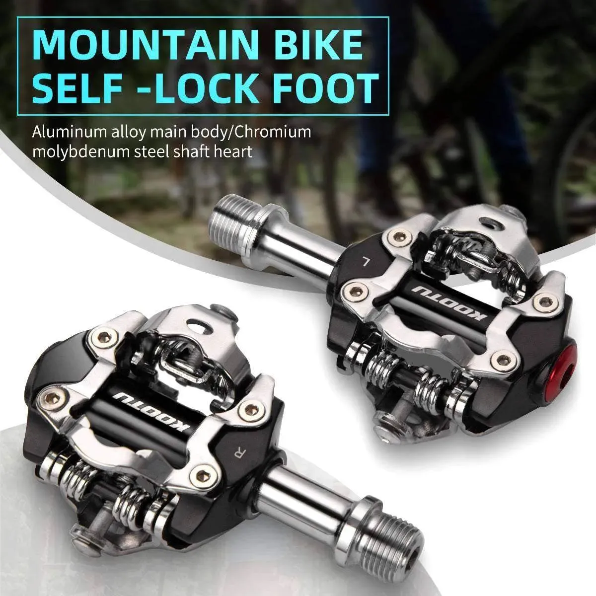 Mountain Bike SPD Clip Pedals Self-Lock System Pedals For Mtb