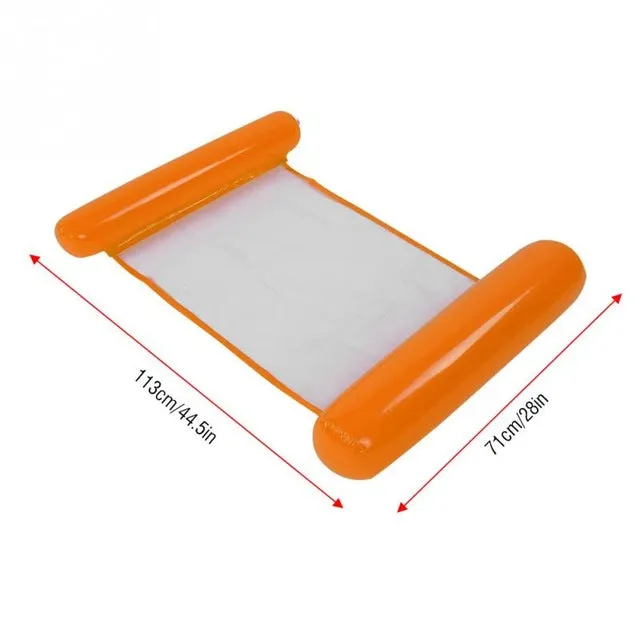 Outdoor Floating Water Hammock - Pool Swimming Lounger Backrest For Adults & Kids