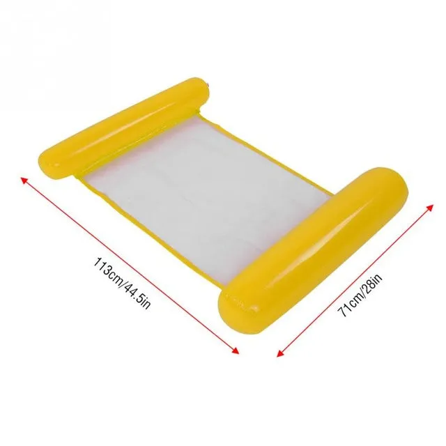 Outdoor Floating Water Hammock - Pool Swimming Lounger Backrest For Adults & Kids