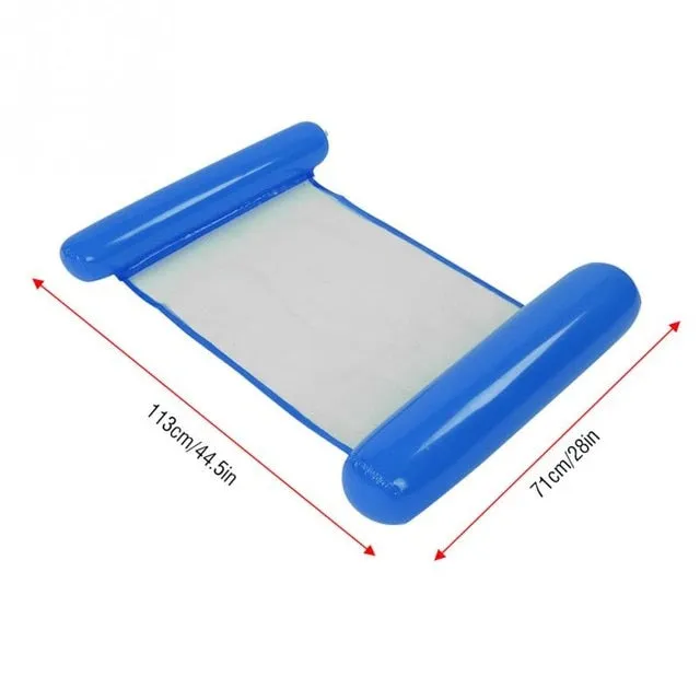 Outdoor Floating Water Hammock - Pool Swimming Lounger Backrest For Adults & Kids