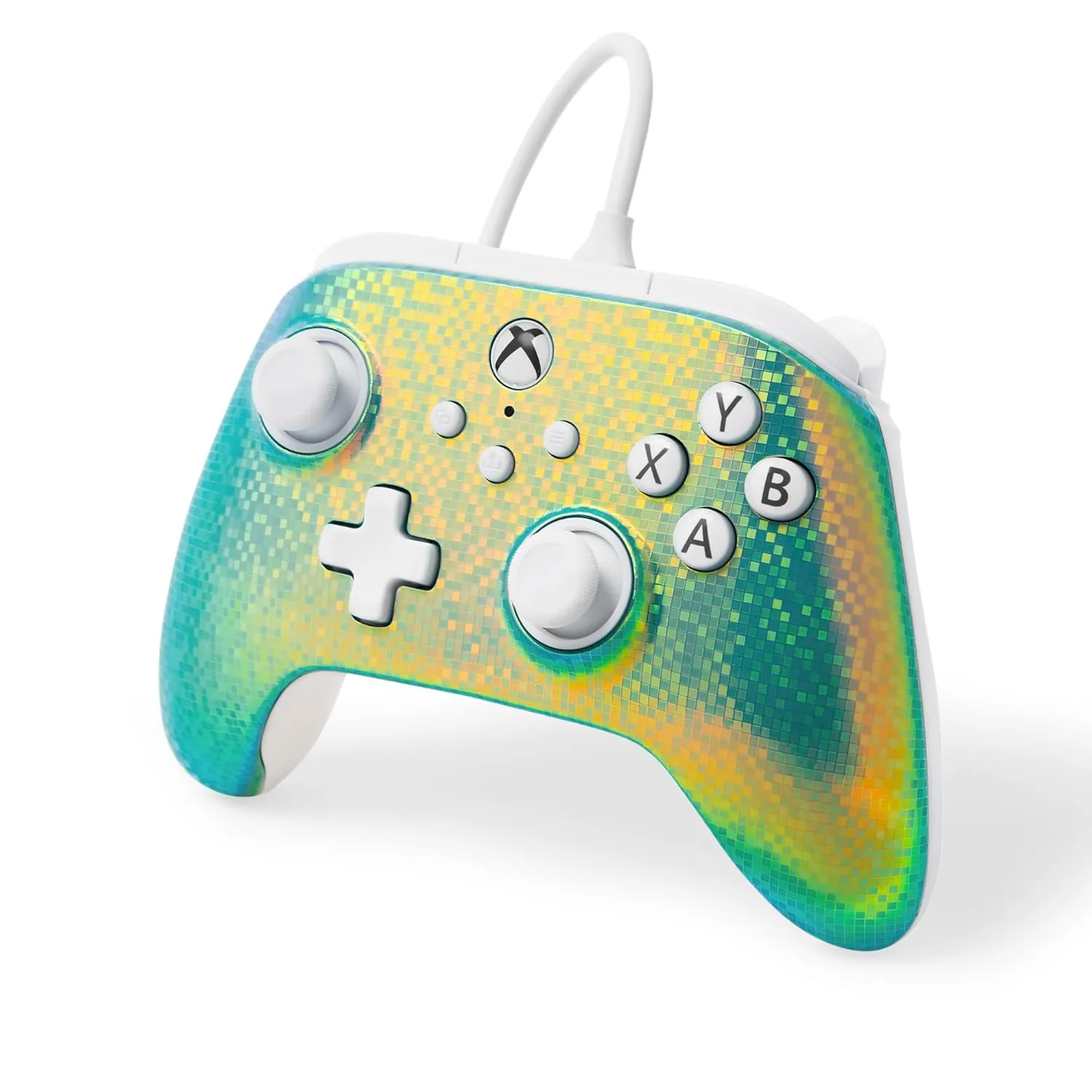 PowerA Advantage Wired Controller for Xbox Series X|S - Disco Ball, gamepad, wired video game controller, gaming controller, USB-C, Works with Xbox One, Officially Licensed