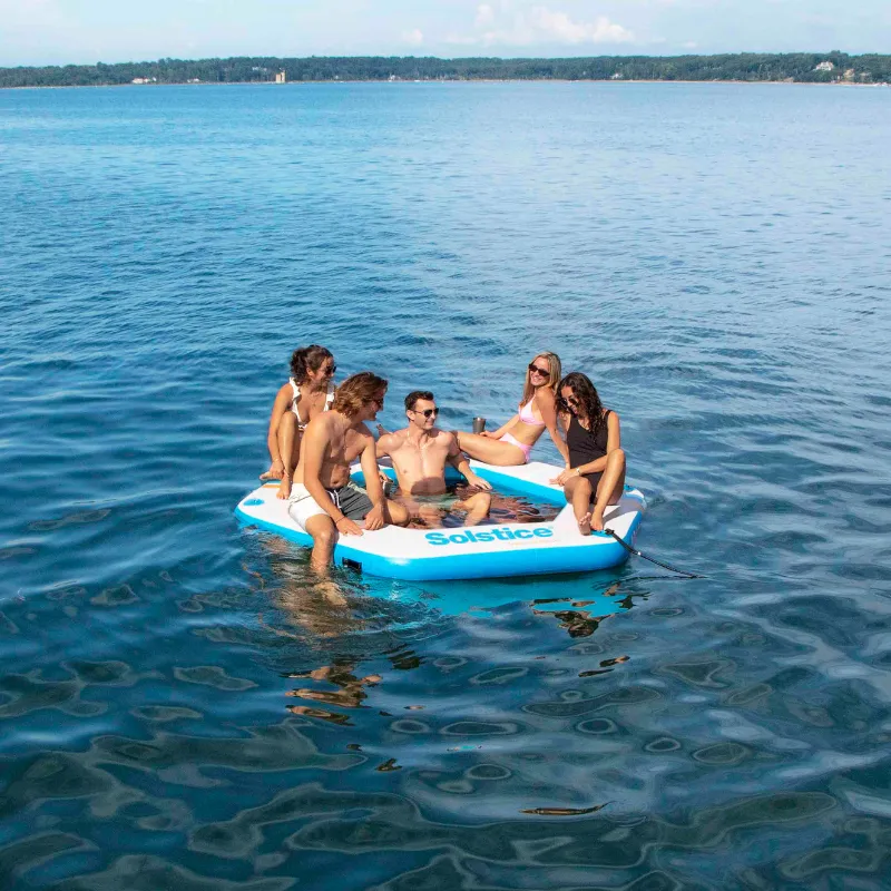 Solstice 8'6'' Hex Mesh Inflatable Dock