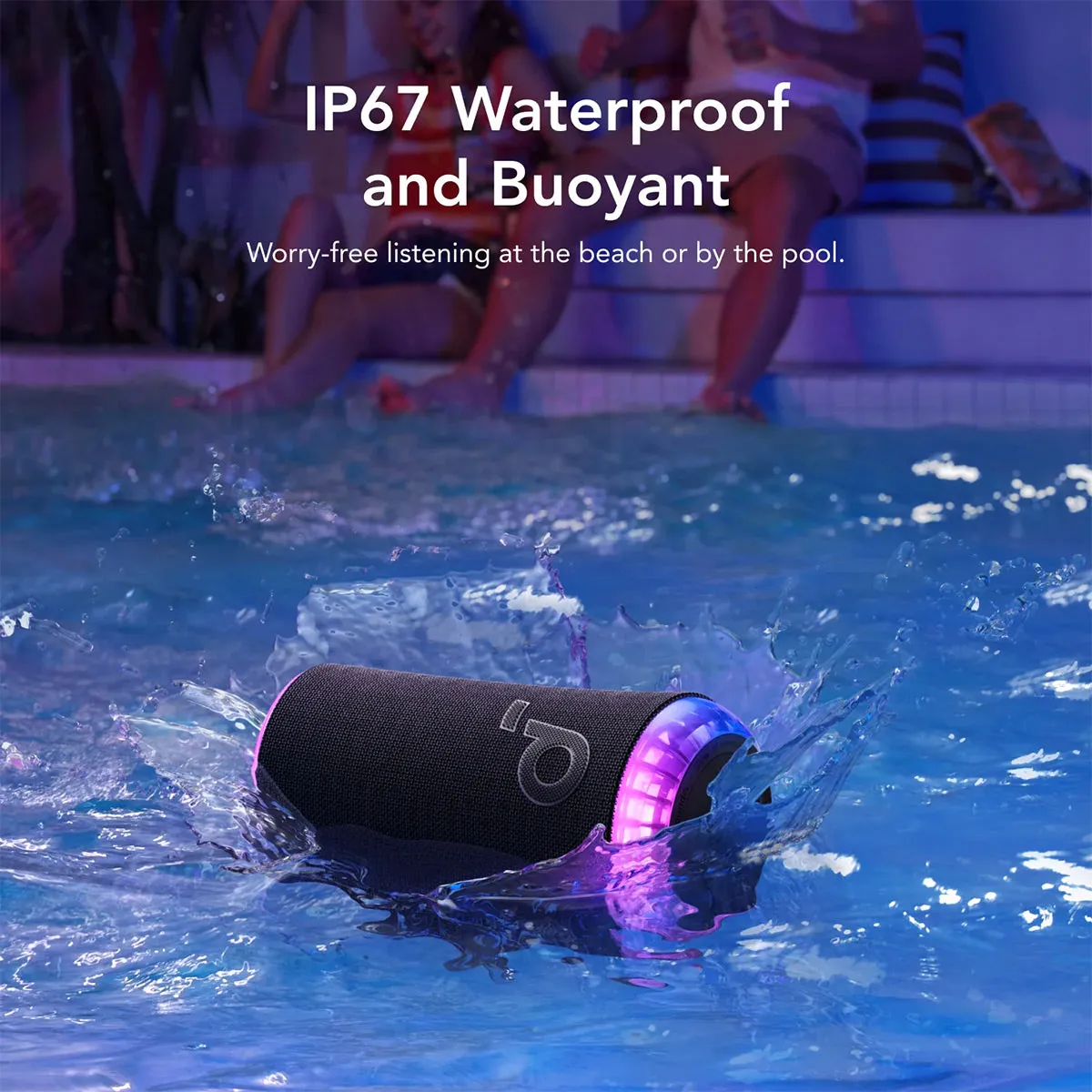 Soundcore Glow Portable Bluetooth Speaker (Black)