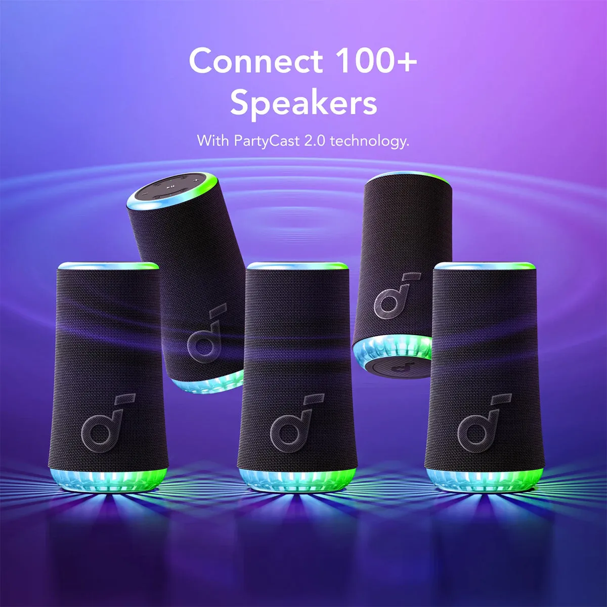 Soundcore Glow Portable Bluetooth Speaker (Black)