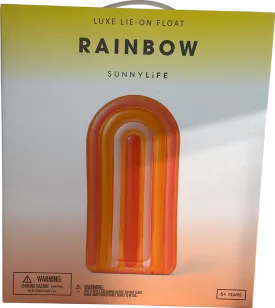 SunnyLife Luxe Lie on Rainbow Float