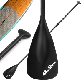 SUP Paddle - Adjustable 3 Pieces Stand Up Paddle Board Paddle with Unique Lock Design Floating Alloy Shaft Paddleboard Paddle