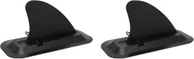 Tbest 2Pcs Surfboard Fin, Detachable Quick Release Slide in Center Fin Replacement for Inflatable Surfboards Longboards