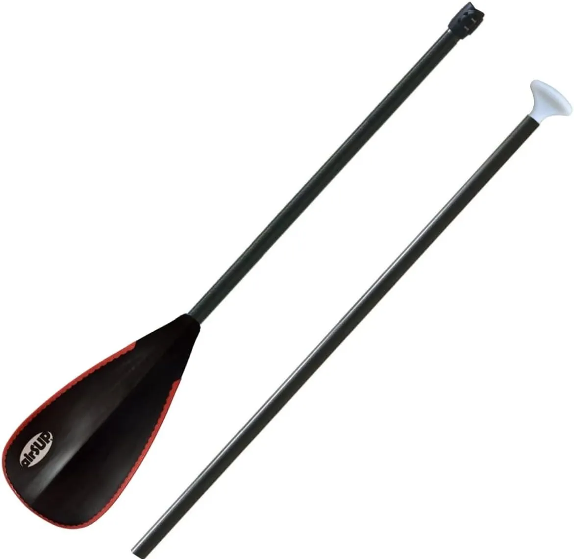 Tough 2 Piece Compact airSUP Paddle for Inflatable and rigid SUP boards Light 31oz with Oval Shaft - no Twist