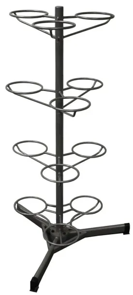 Vertical Rotating 12 Ball Fitness Rack