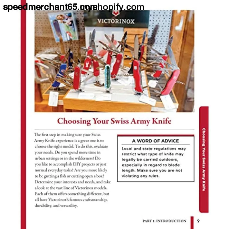 Victorinox Swiss Army Knife Camping & Outdoor Survival Guide: 101 Tips, Tricks & Uses (Fox Chapel Publishing) How to Sharpen Your Skills and Handle Emergency Situations with Just Your Pocket Knife