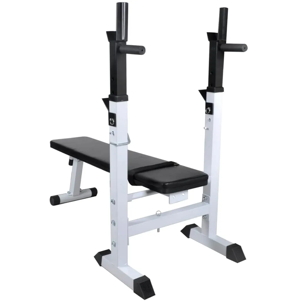 vidaXL Fitness Workout Bench - Adjustable Weight Bench for Home Gym
