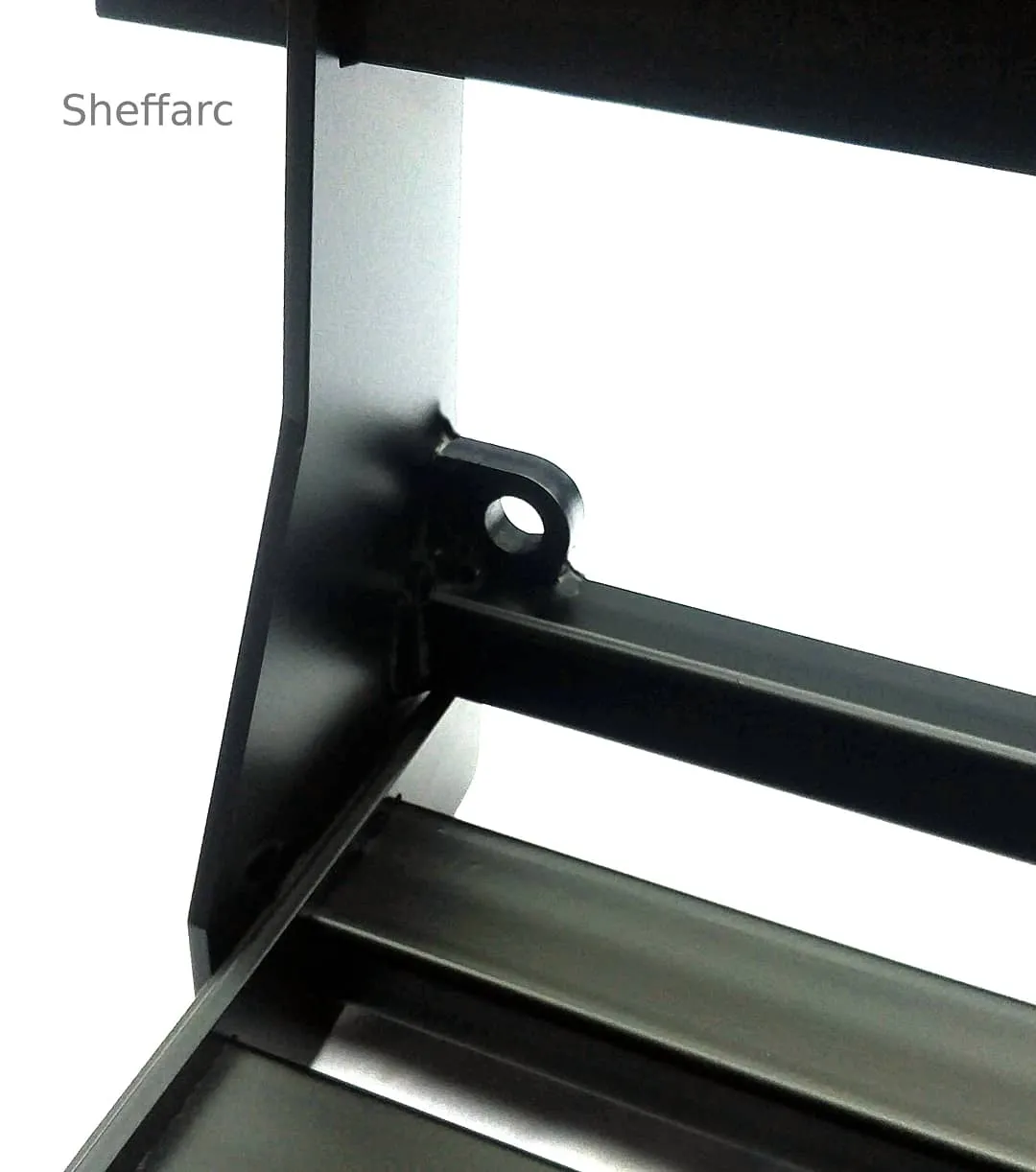 Wall Mounted seating,  Foldaway / Fold up Metal Garden Seat / Bench / Chair, space saving