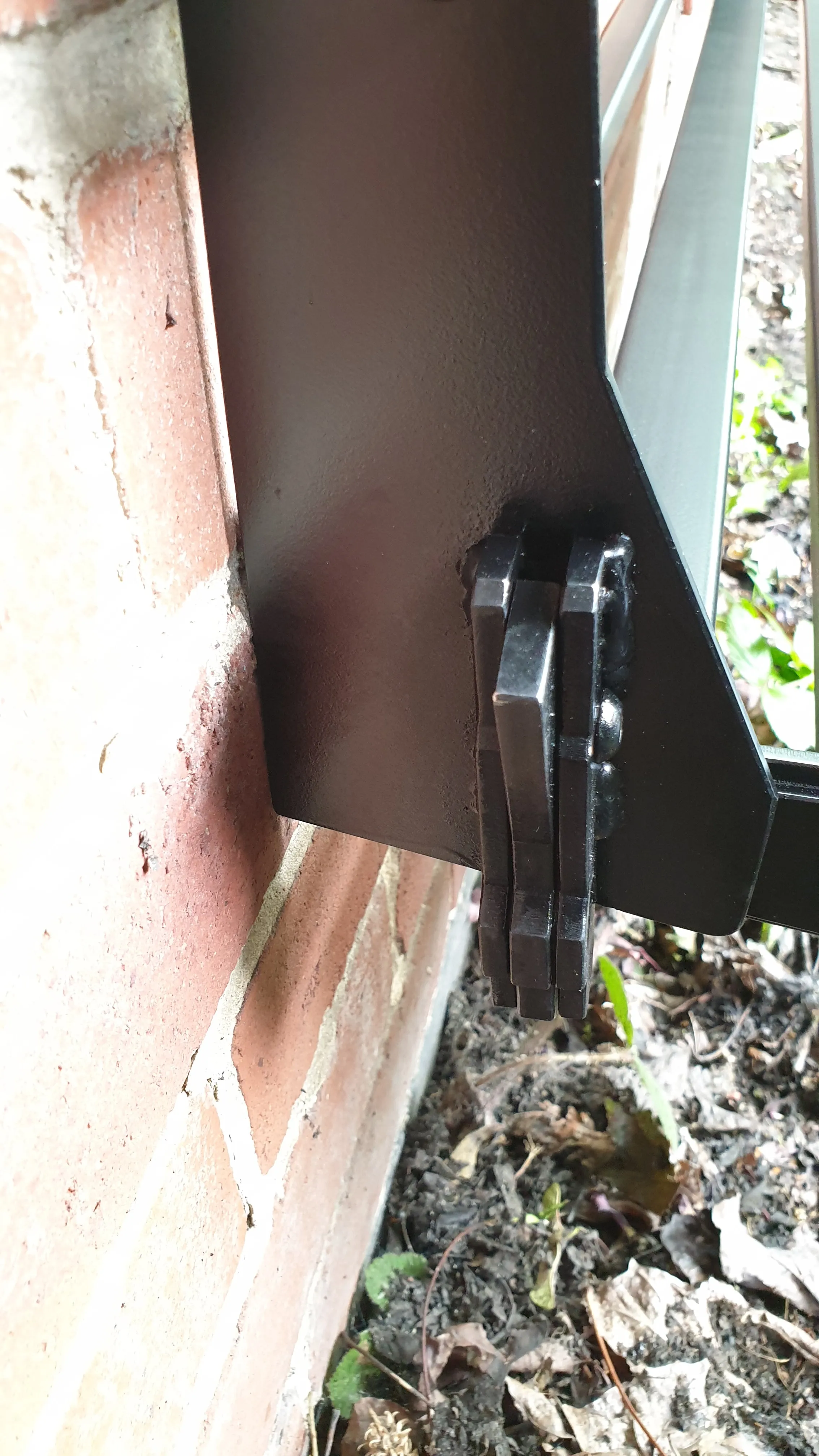 Wall Mounted seating,  Foldaway / Fold up Metal Garden Seat / Bench / Chair, space saving