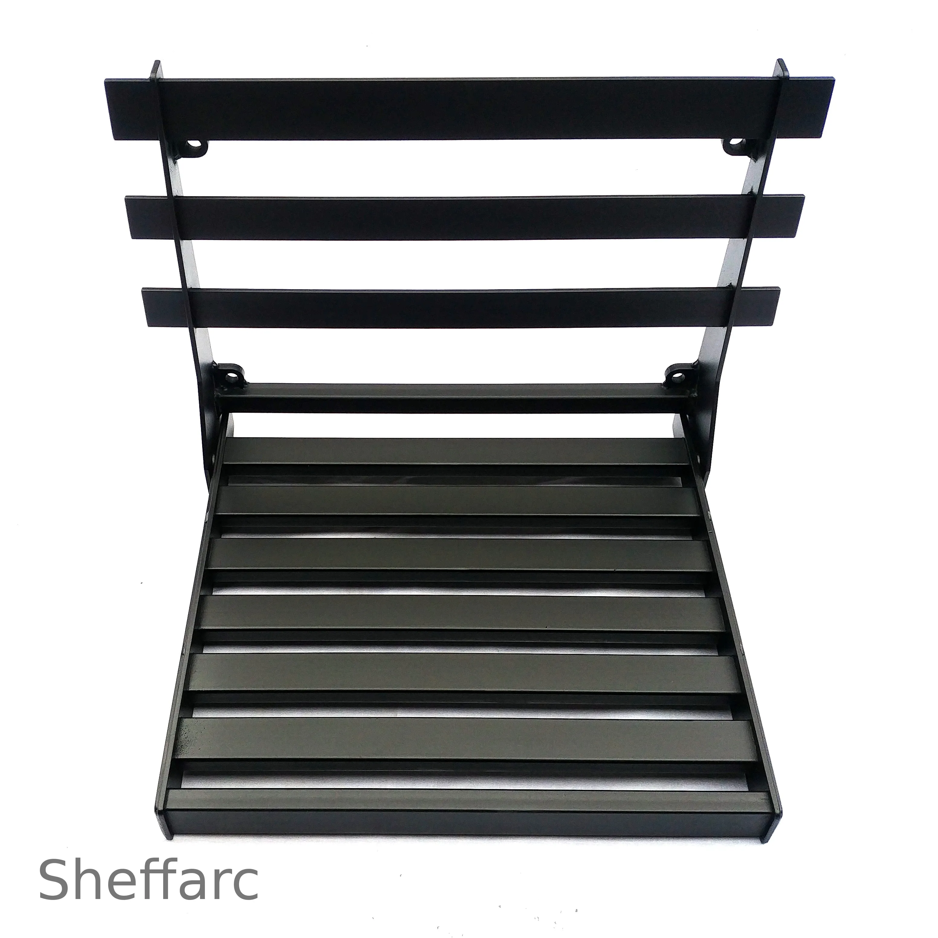 Wall Mounted seating,  Foldaway / Fold up Metal Garden Seat / Bench / Chair, space saving